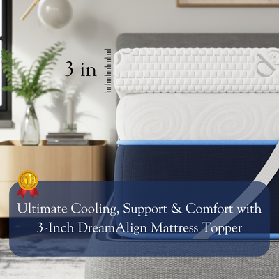 DreamAlign Back Relief Mattress Topper.