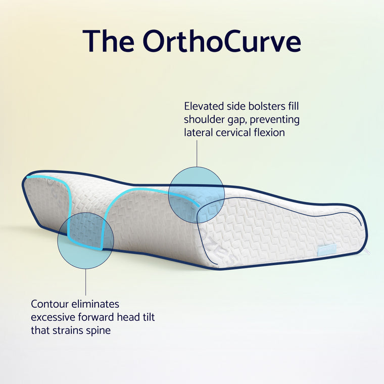 DreamAlign topper bundled with the free Contoured Orthopedic Pillow
