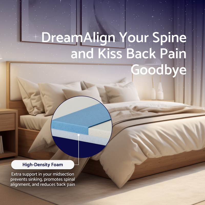 DreamAlign Back Relief Mattress Topper.