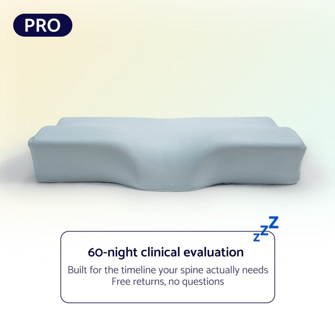 Contoured Orthopedic Pillow Pro, 60-night clinical evaluation